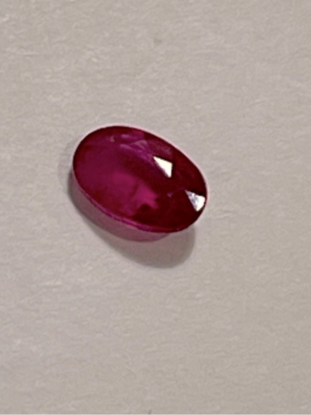 ✴️ Natural Ruby Oval Loose Gemstone for Jewelry
